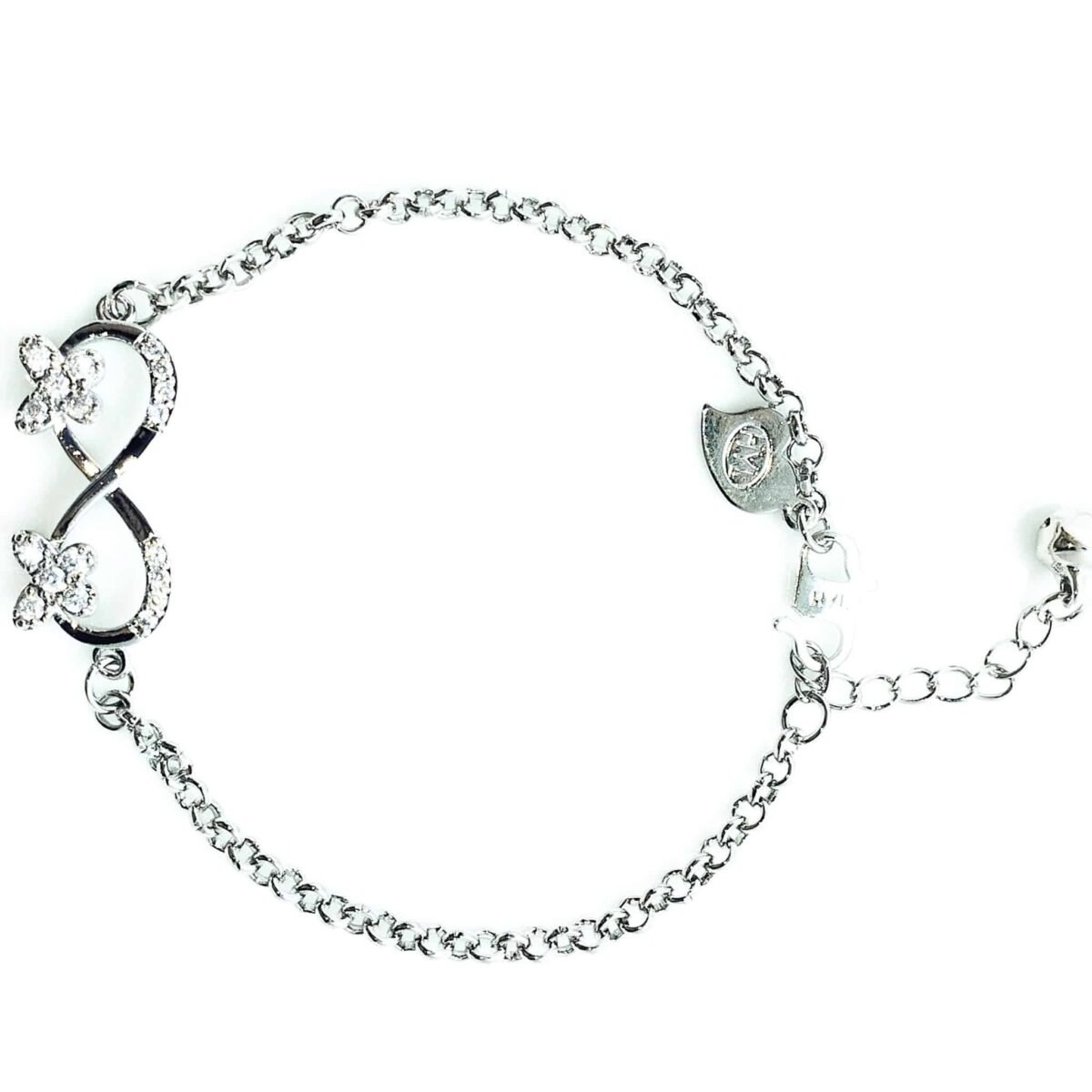 Sterling Silver infinity Bracelet - Image 2