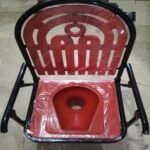 Chair Patient Folded Blue And Red