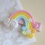 Rainbow hair clips