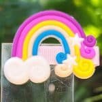 Rainbow hair clips - Image 3