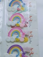 Rainbow hair clips - Image 5
