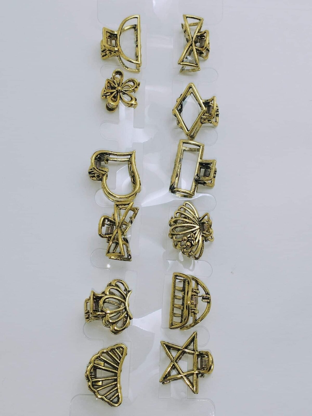 Korean INS Style metal small hair claw Size: 4cm - Image 2
