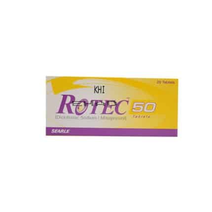 Rotec 50 Mg Tablets