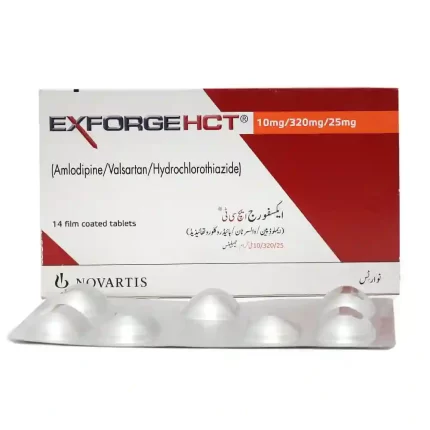 Exforge Hct 10/320/25mg Tab