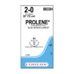 Prolene 2/0 26mm 1/2 Curve Taper 8833h