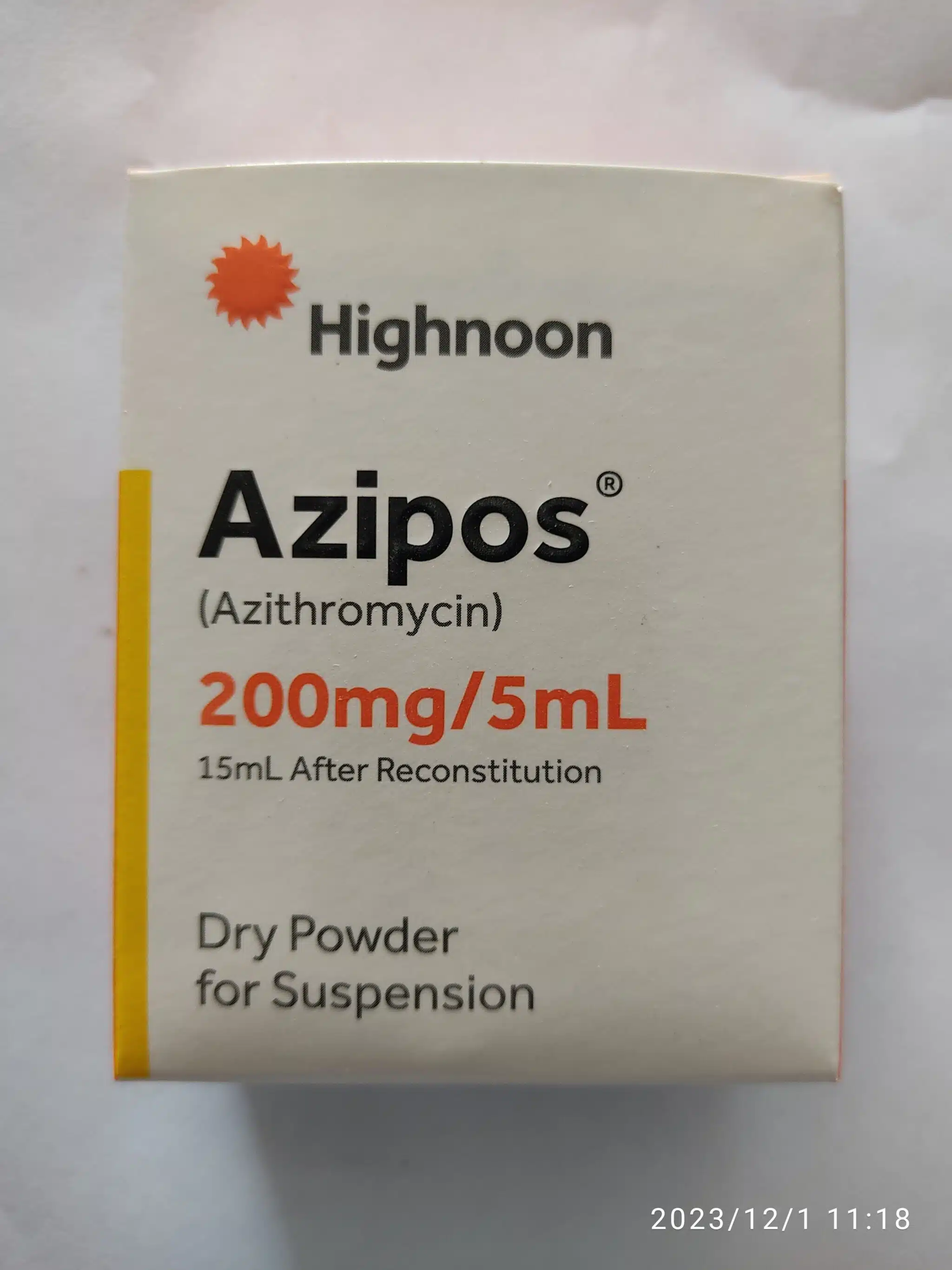 AZIPOS 200MG/5ML SYRUP - Image 1