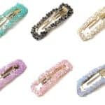 Tic-Tac glitter/stone hair clips
set of 2pc