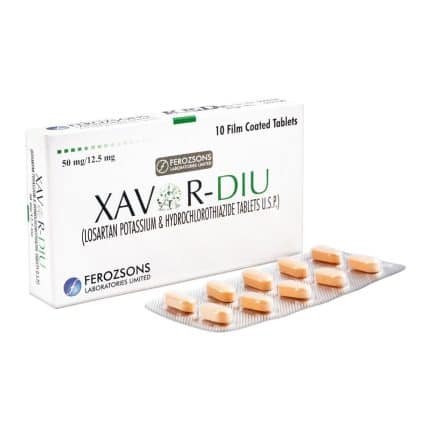 Xavor-Diu 50/12.5mg Tablet