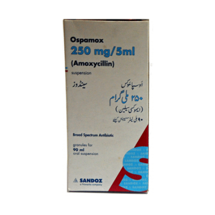 OSPAMOX 250MG/5ML 90 ML