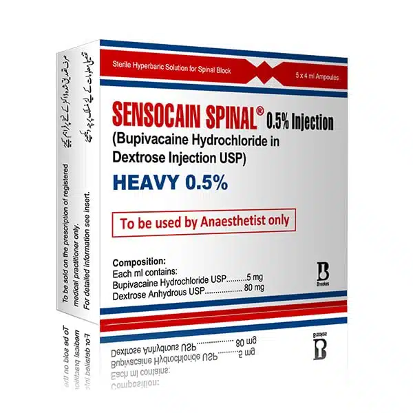 SENSOCAIN SPINAL INJECTION 0.75% - Image 1