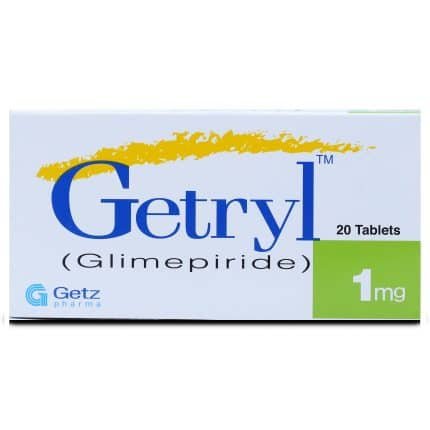 GETRYL 1MG TABLET 20