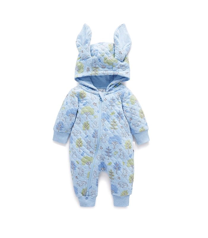 Bunny Quilted Growsuit