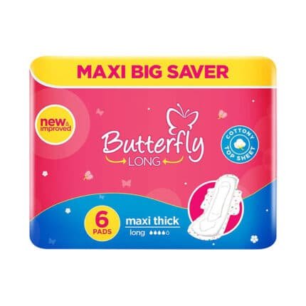 BUTTERFLY LONG MAXI THICK 6 PADS