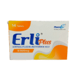 ERLI PLUS 5/500MG TABLETS14S
