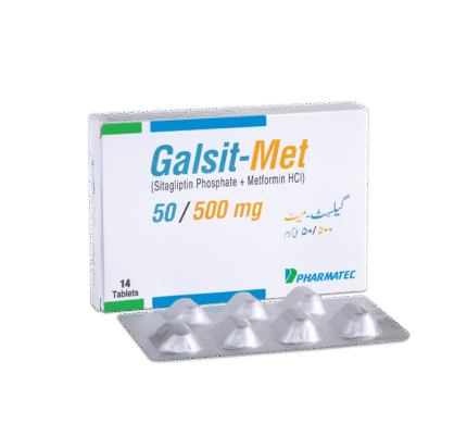 GALSIT-MET 50/500MG TABLETS 14S