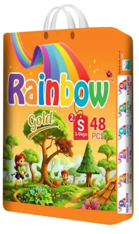 RAINBOW DIAPERS 1-2 SMALL 40 - Image 1