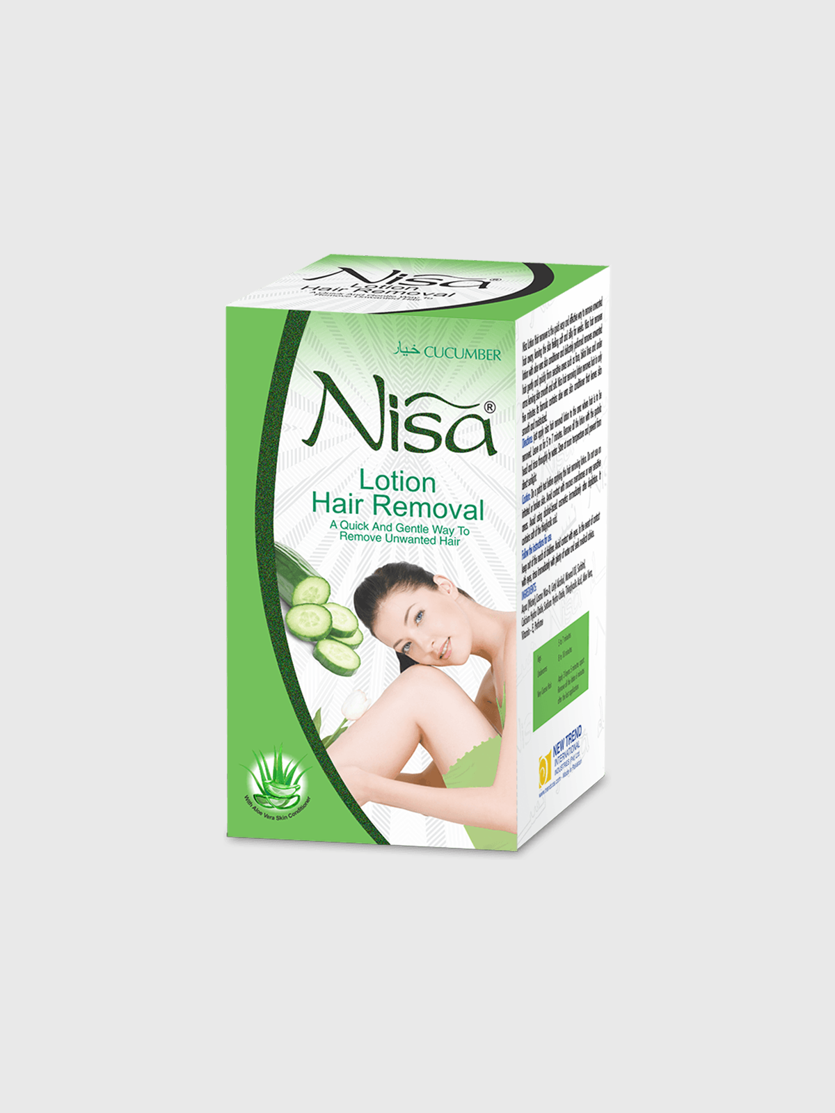 13-Nisa-HRC-Tube-Pack-Cucumber.png NISA HAIR REMOVAL LOTION CUCUMBER 120ML - Image 1