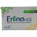 ERLINA PLUS XR 12.5/2.5/1000MG
