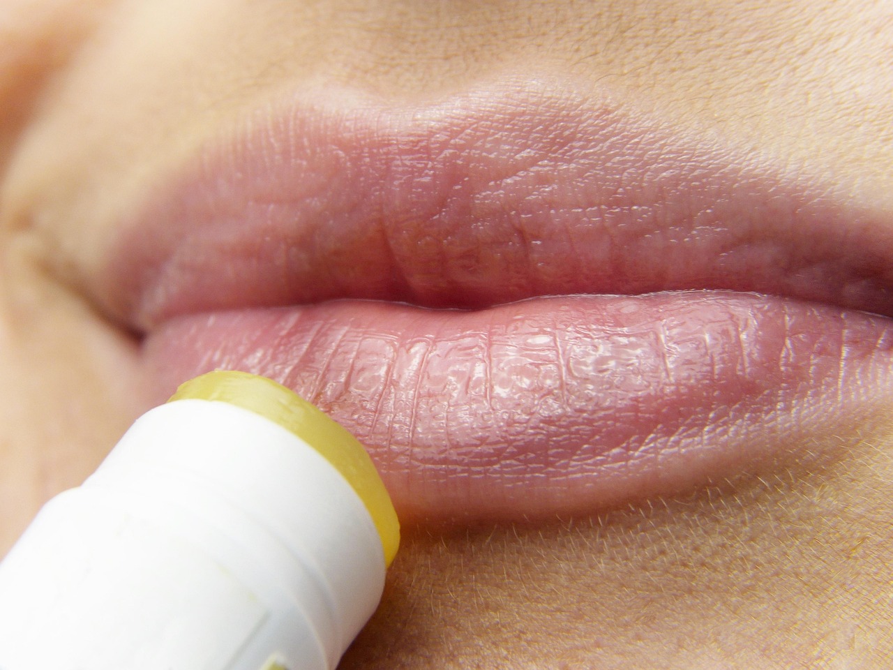Natural lip balm for chapped lips