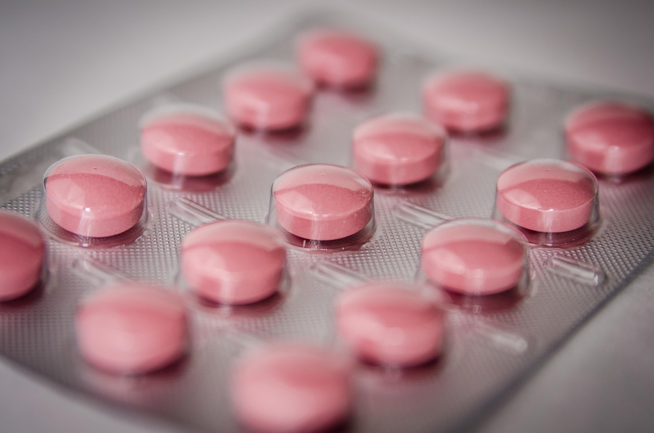 Medicine tablets for diarrhoea treatment