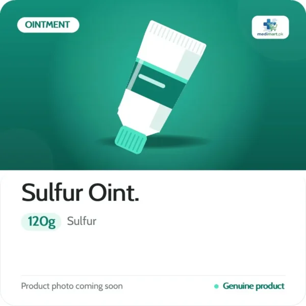 Sulfur Oint. 120gm 10%