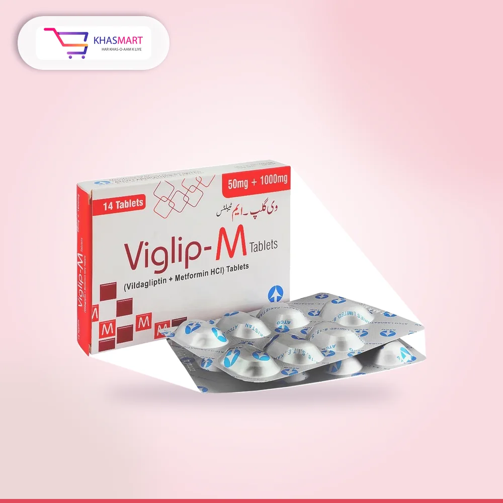 Viglip-M 50mg/1000mg tablet