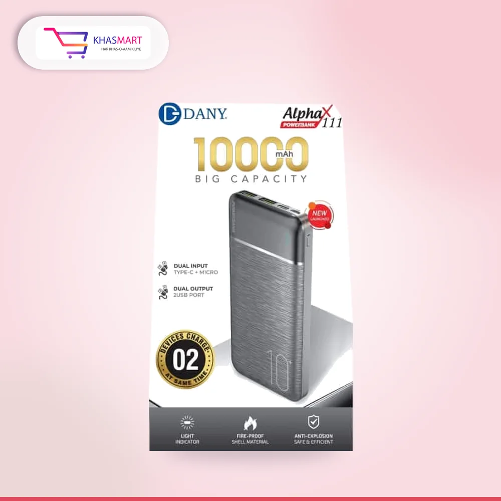 DANY ALPHA X-III POWERBANK 10000MAH