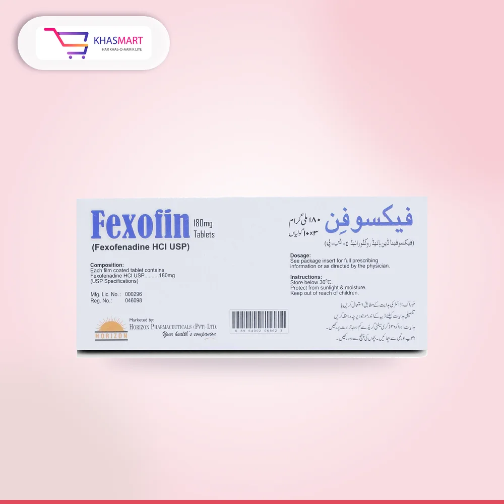 Fexofin 180mg tablet