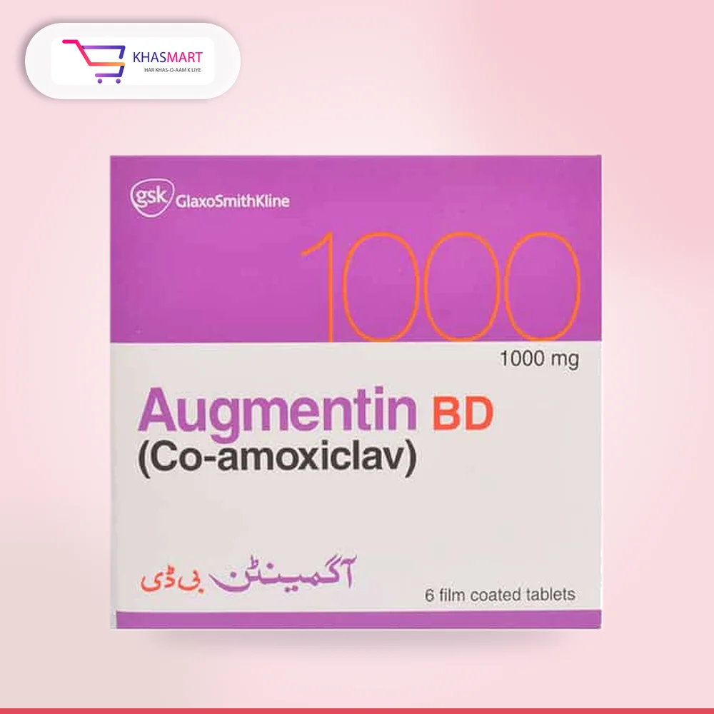 Augmentin 1000Gm Bd Tablets (6″S)