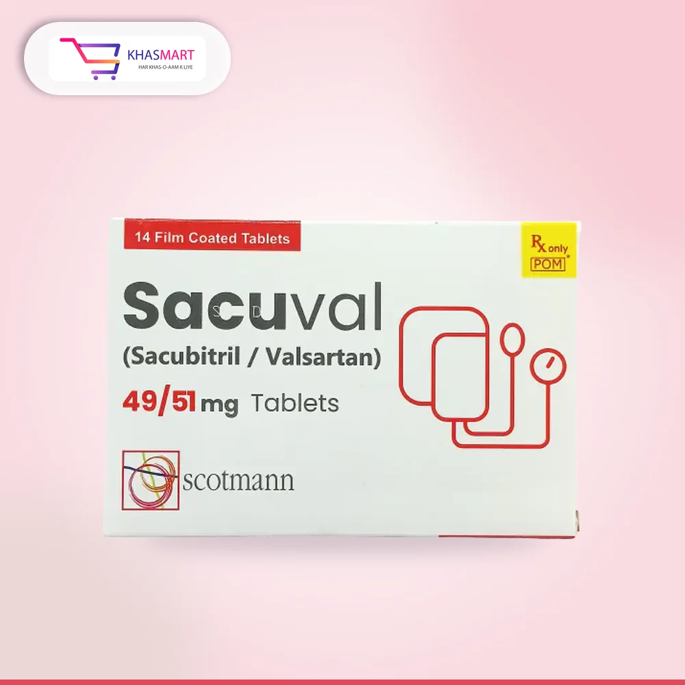 Sacuval 100mg 49/51mg Tablet