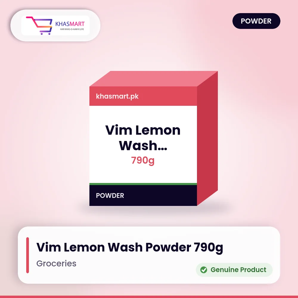 Vim Lemon Wash Powder 790Gm Vim Lemon Wash Powder 790Gm