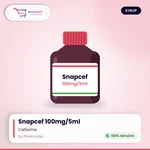 Snapcef 100mg|5ml suspension