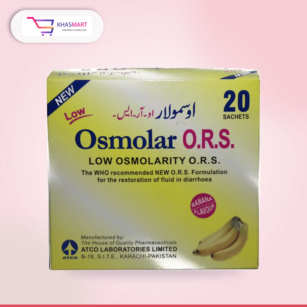 Osmolar O.R.S Sachets (Banana) Osmolar O.R.S Sachets (Banana)