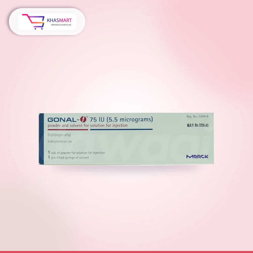 Gonal F 75 IU 5.5 mcg injection