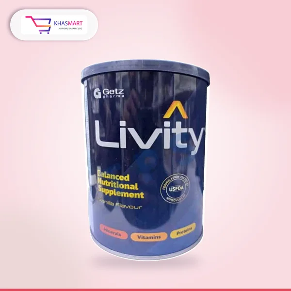 LIVITY MILK VANILA  400GM