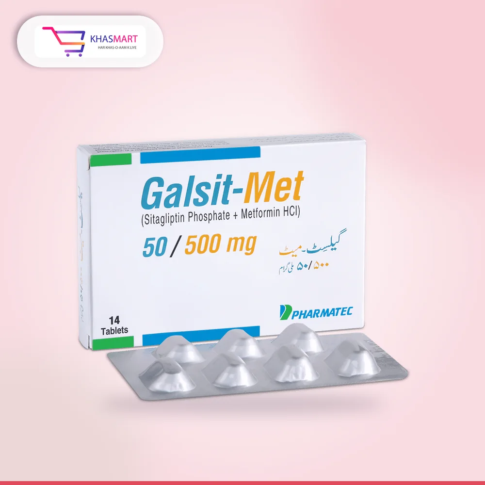 GALSIT-MET 50/500MG TABLETS 14S