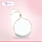 Goldplated cubiccrystal  Bracelet