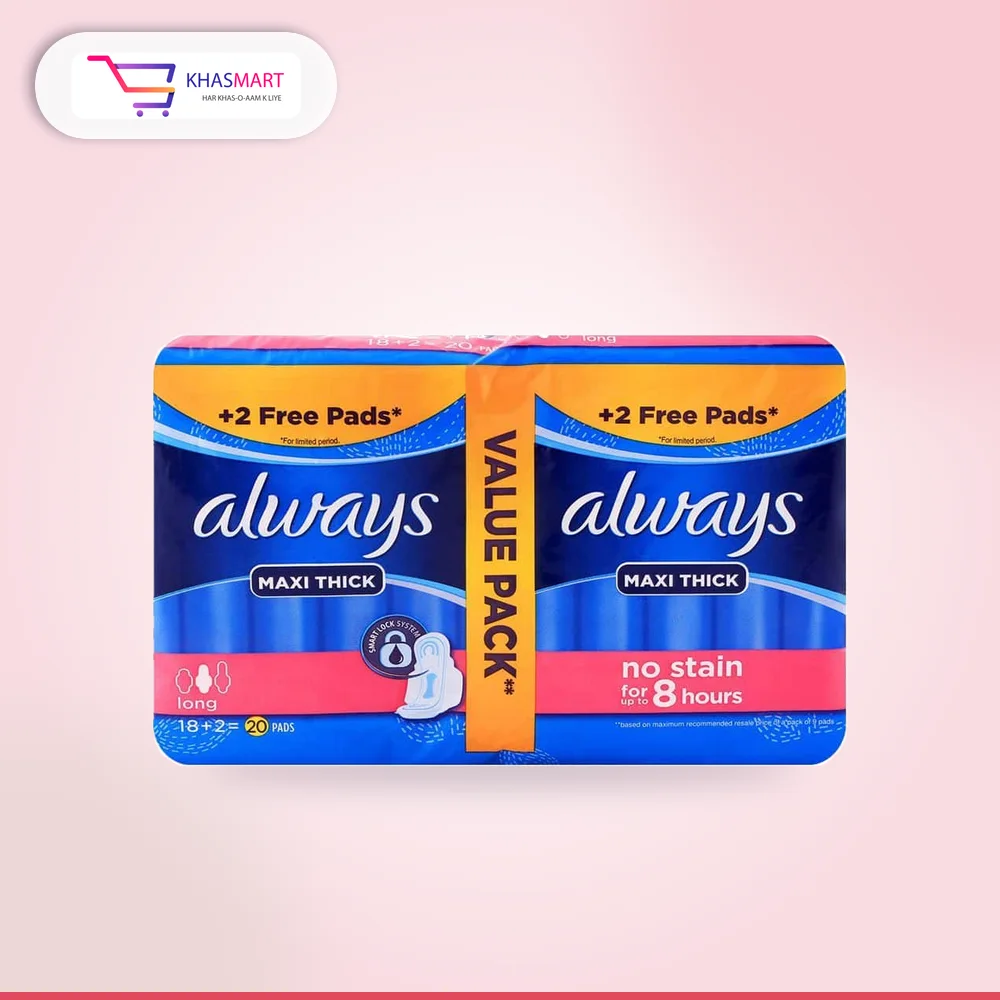 Always Pads Maxi Thick Long Dual Pack 18S
