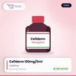 Cefiderm 100mg|5ml suspension
