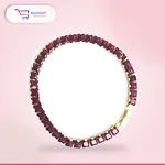 Rrhinestone Sparkling bracelet – red