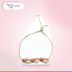 Eligant stone Lady bug Bracelet