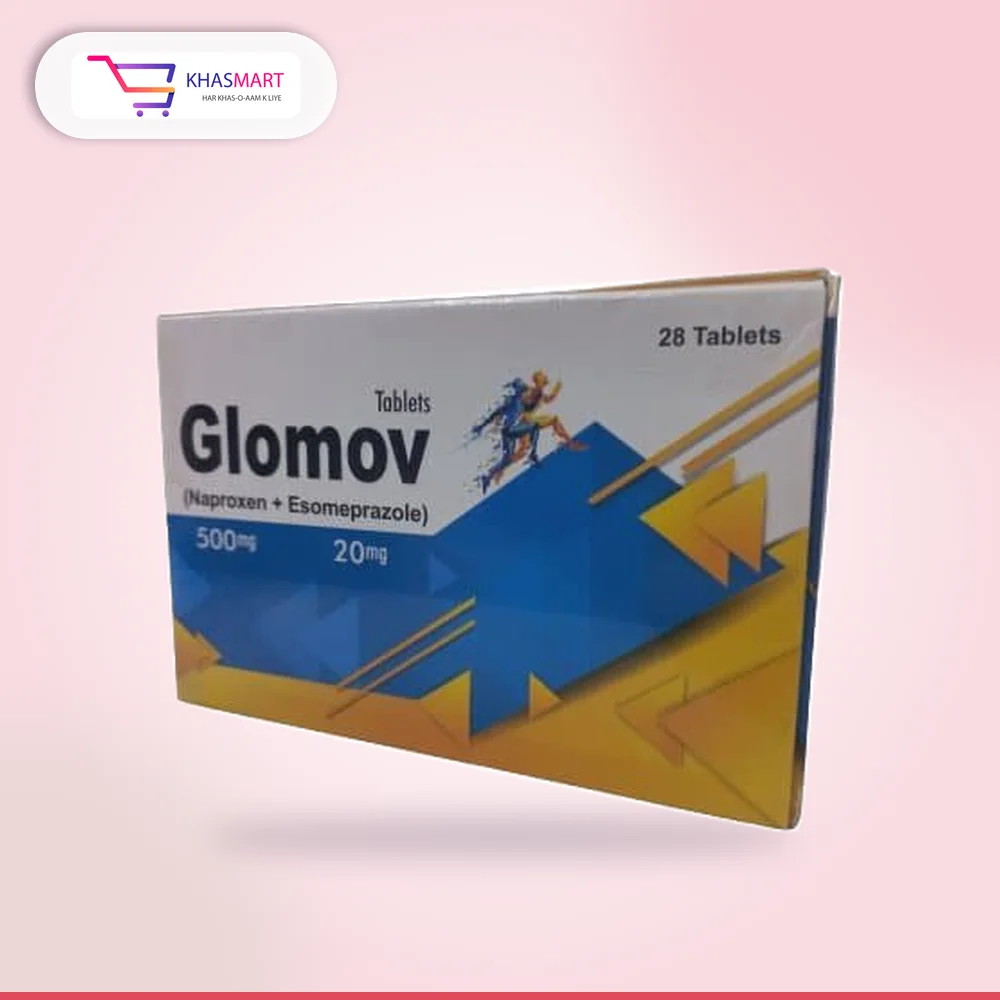 Glomov Tablets 500/20Mg 28`S