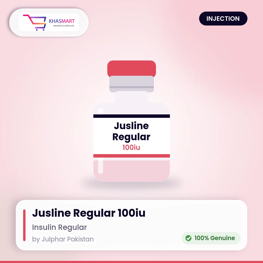 Jusline Regular 100IU injection