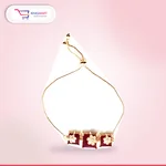 Zirconia cubic stone bracelet – meroon