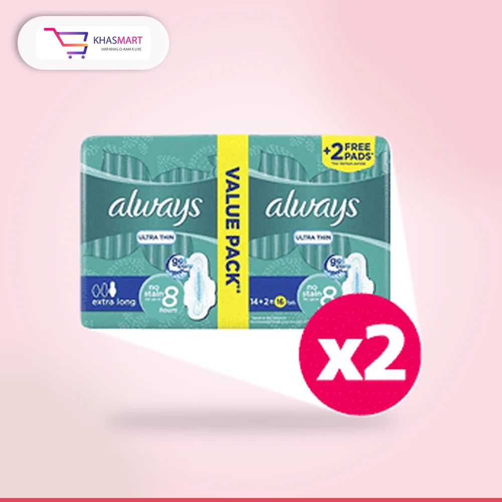Always Pads Ultra Thin Extra Long Dual 16S