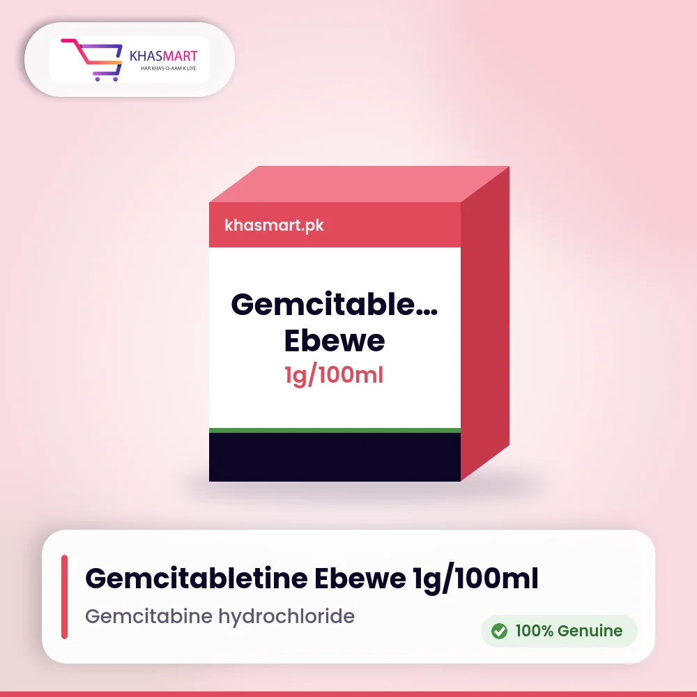 GEMCITABLETINE EBEWE 1G/100ML