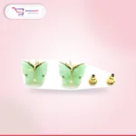 Eligant butterfly studs – celeste