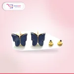 Eligant butterfly studs  – black