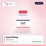 Cezaf 250mg injection