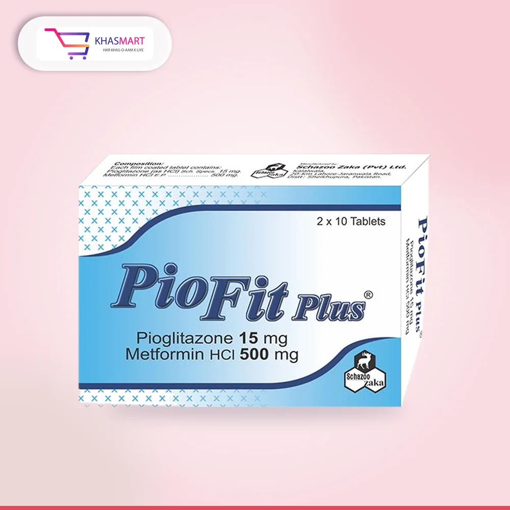 Piofit plus 15mg/500mg tablet